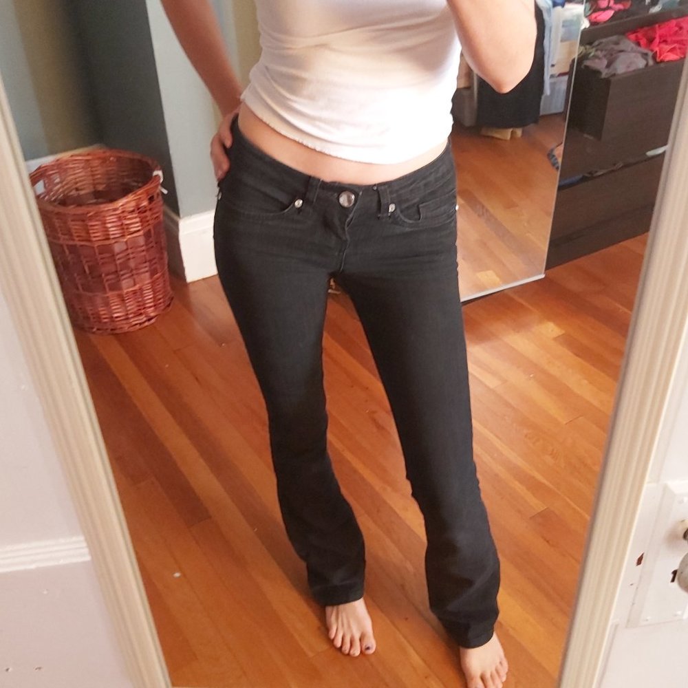 Western Style Black Jeans